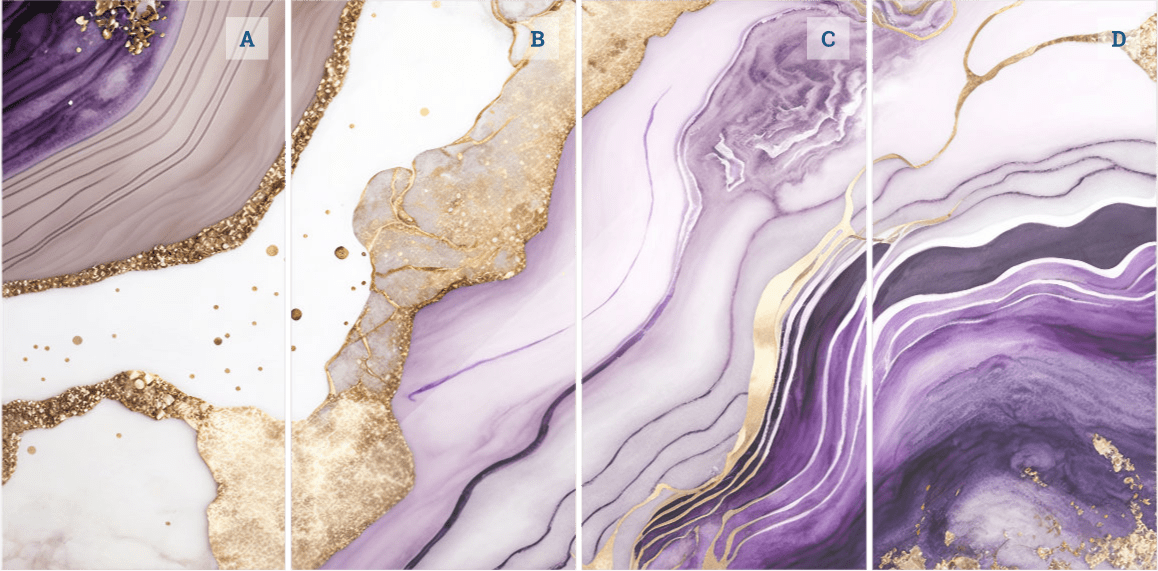 Amethyst Gem - Gloss Wunda Panels - Tile&Bath