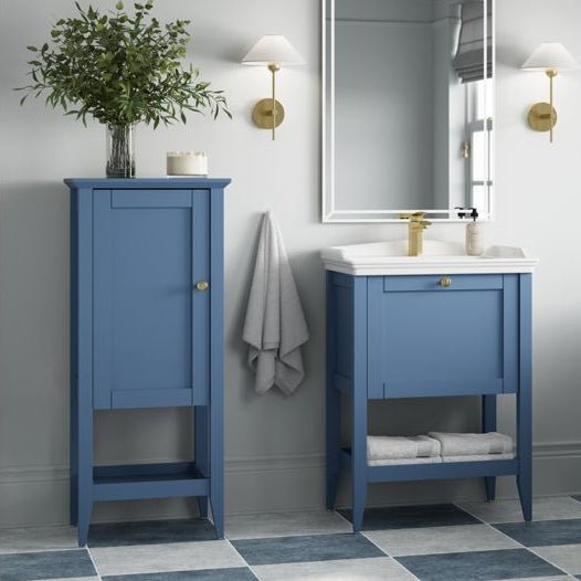 Dijon 470mm Floor Standing 1 Door Midi Boy Unit - Tile&Bath