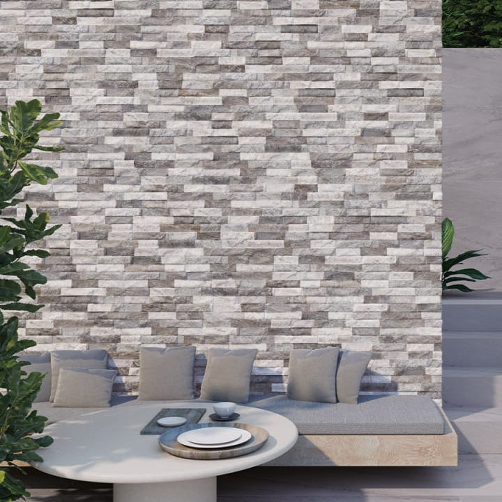 Flintsone Dino Grey - Porcelain Wall Tile 8.0X44cm