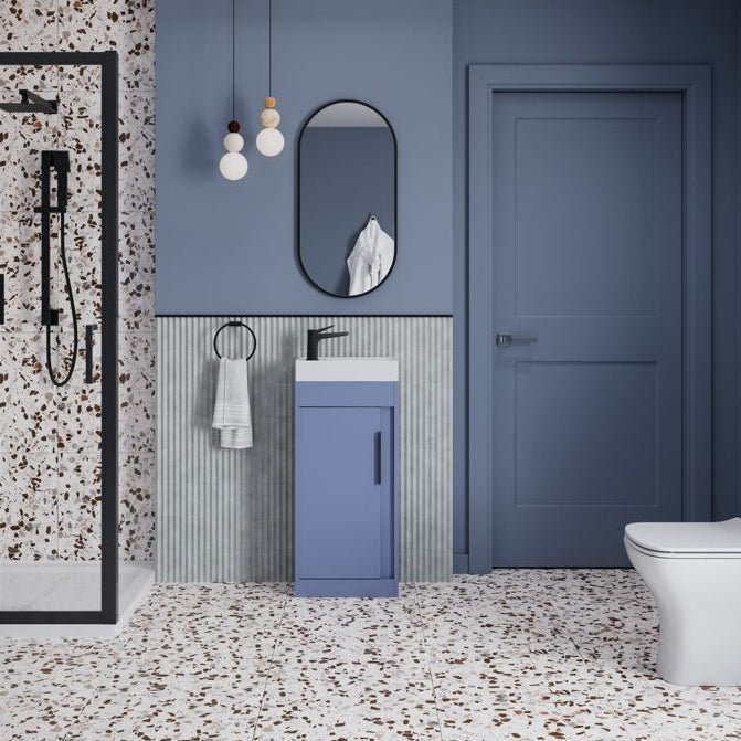 Elle 410mm Floor Standing Unit with Basin - Tile&Bath