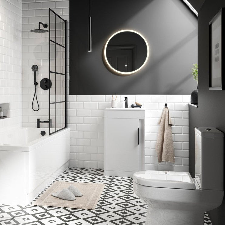 Elle 510mm Floor Standing Unit with Basin - Tile&Bath