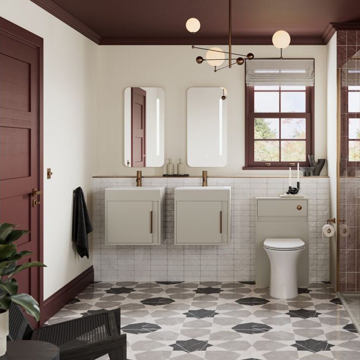 Elle 510mm Wall Hung Unit with Basin - Tile&Bath