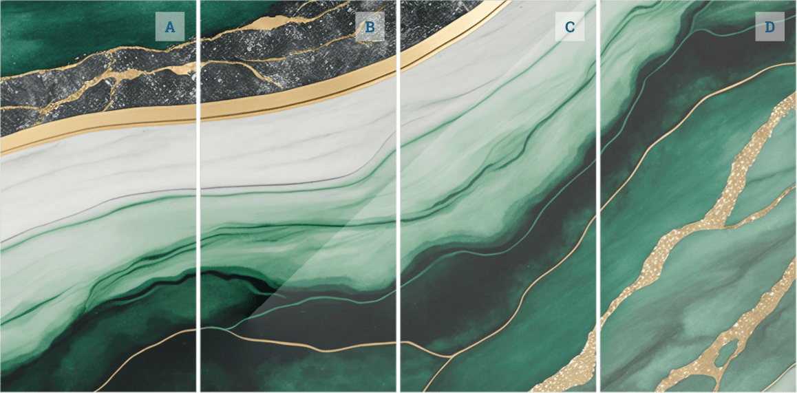 Emerald Gem - Gloss Wunda Panels - Tile&Bath