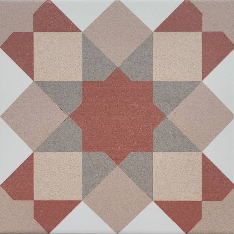 Greko Hydra Garnet - 20X20 - Ceramic Wall & Floor - Tile&Bath