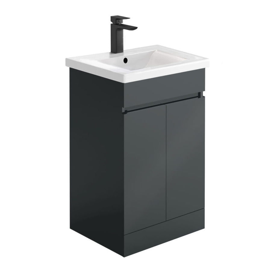 Prime 500mm 2 Door Vanity Unit & Basin