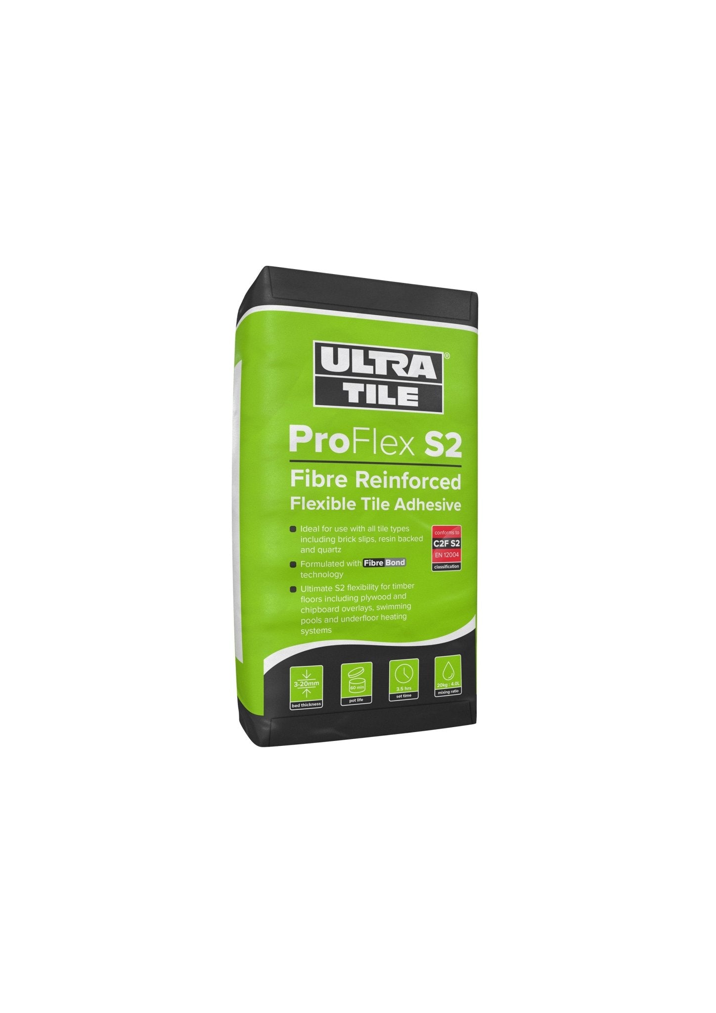 ProFlex S2: Fibre Reinforced Flexible Tile Adhesive - Tile&Bath