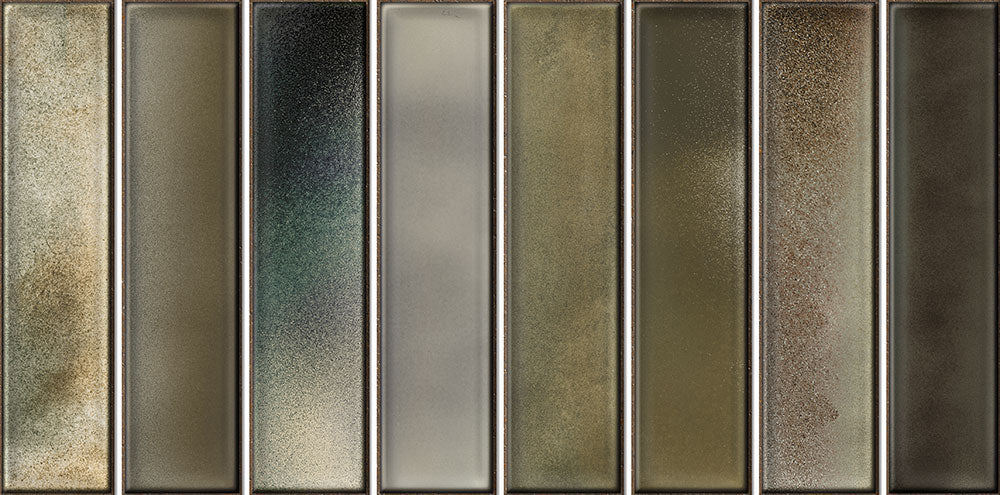 Aurora Olive - 15x30 Glossy Wall Tiles