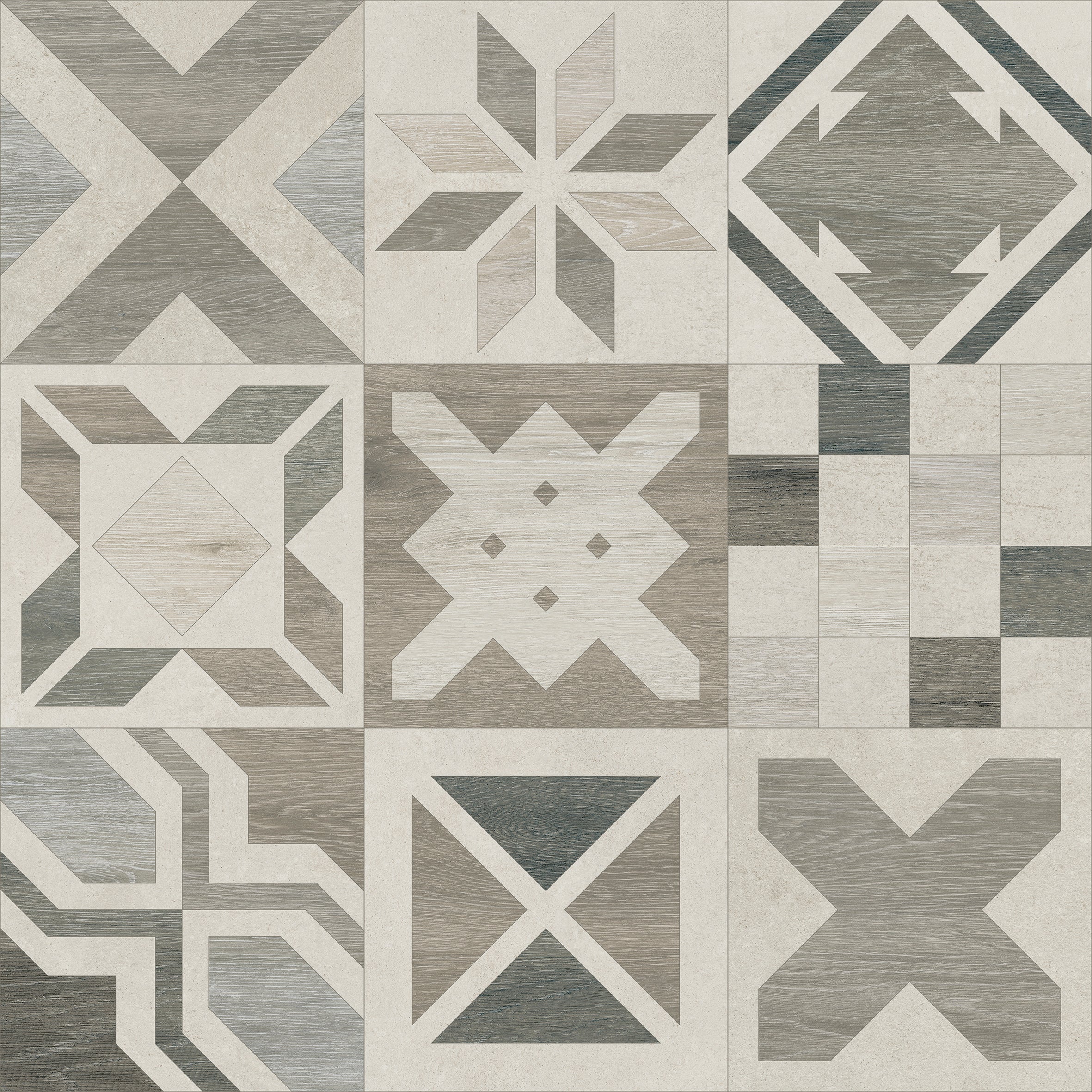 Irish Mix Grey 60X60 - Matt Porcelain