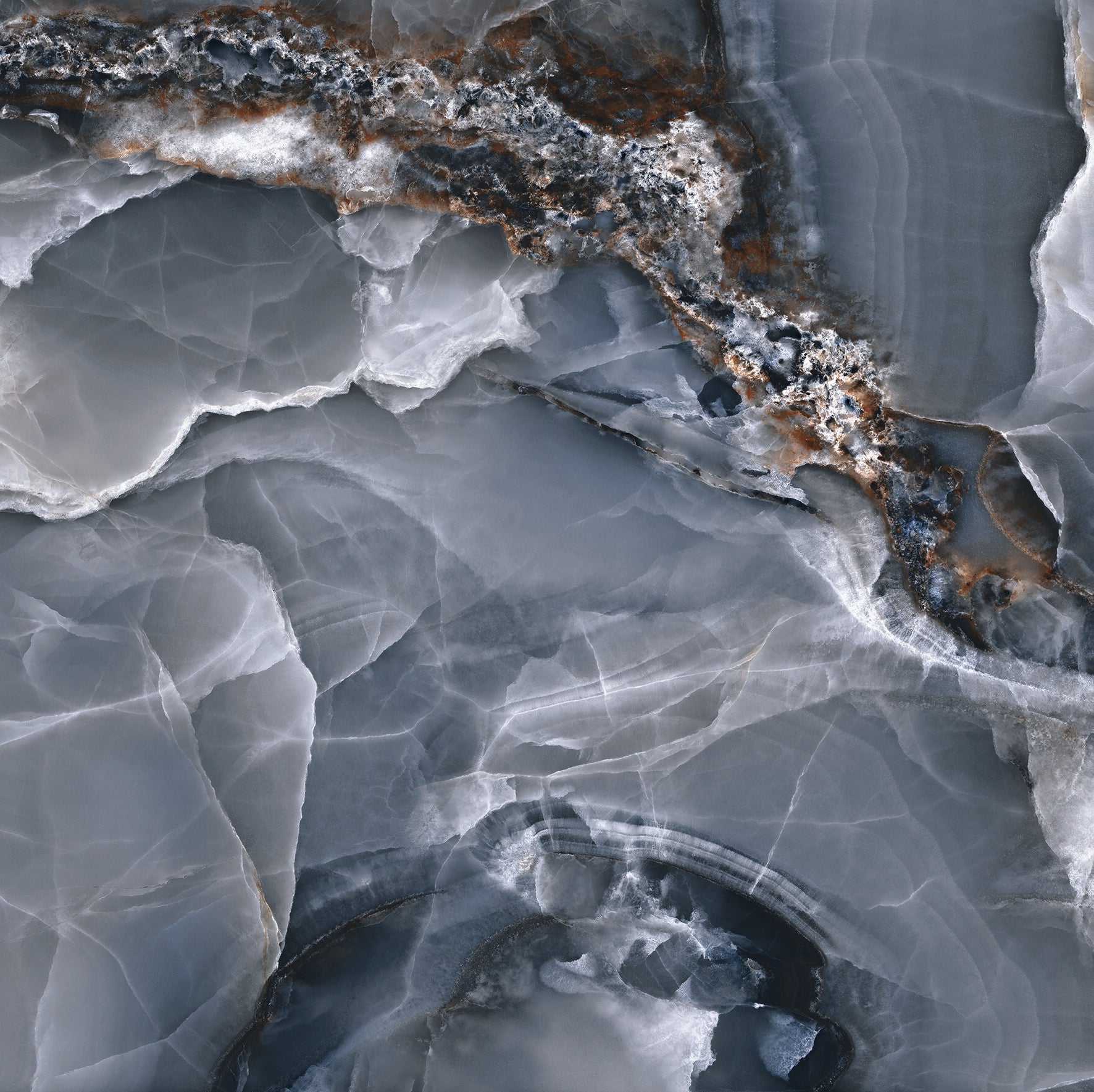 Nix Topaz Blue 120X120 - Polished Porcelain