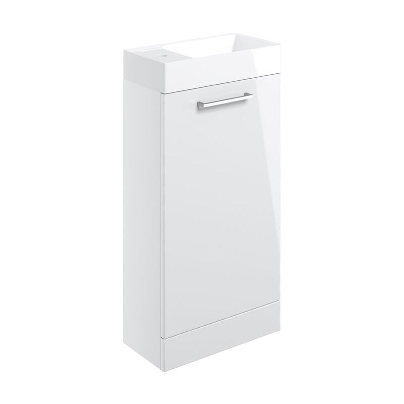 Alto 410mm Floor Standing Vanity & Basin - Tile&Bath