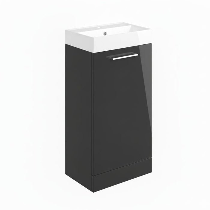 Alto 410mm Floor Standing Vanity & Basin - Tile&Bath