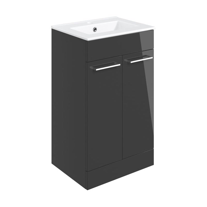 Alto 510mm Floor Standing Vanity & Basin - Tile&Bath