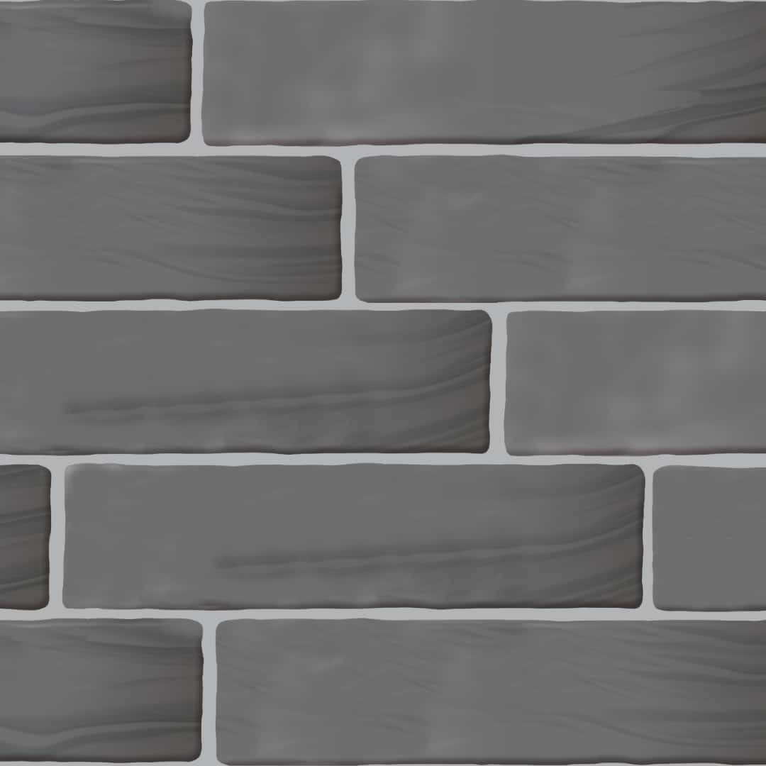 Colori Uno Brick Storm Kabona 75x300 - Gloss Wall Tile - Tile&Bath