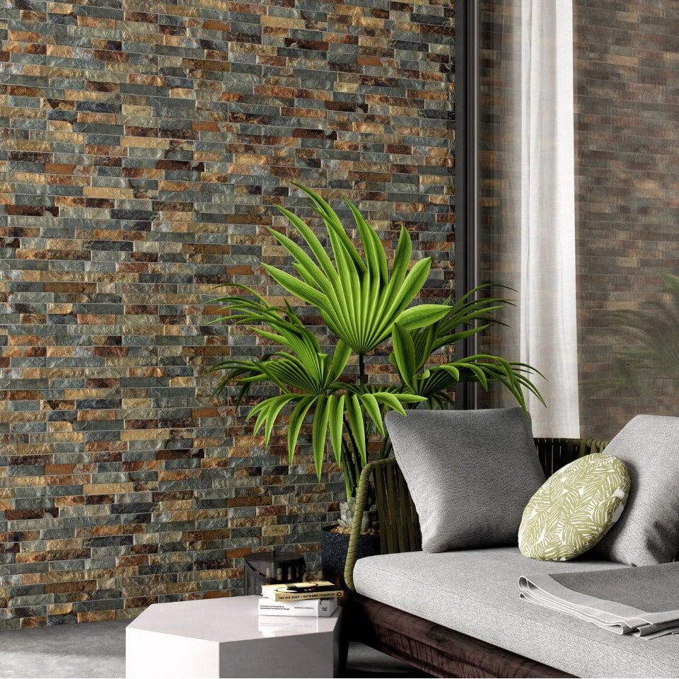 Flintsone Dino Autumn - Porcelain Wall Tile 8.0X44cm