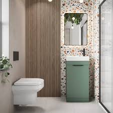 Emsi Cloakroom Vanity Unit and Basin - Tile&Bath