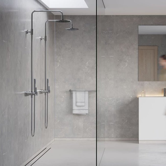 Fibo Marble - Grey Marble (Plain Marble) - Tile&Bath