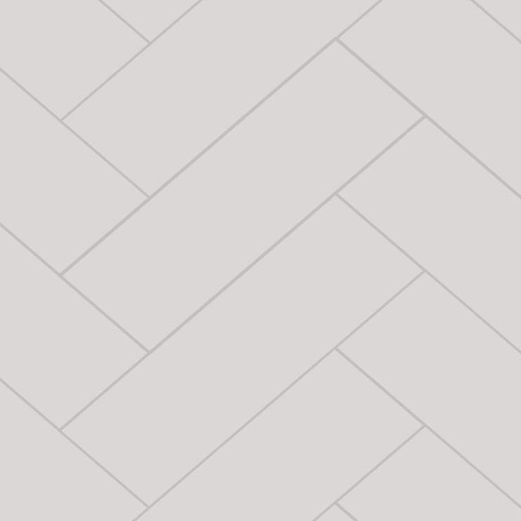 Fibo Urban - White Silk (Herringbone) - Tile&Bath