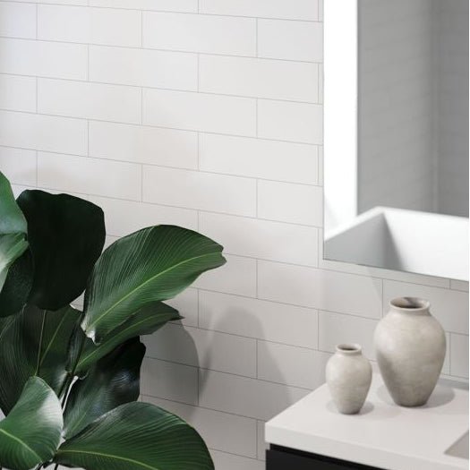 Fibo Urban - White Silk (Metro Brick) - Tile&Bath
