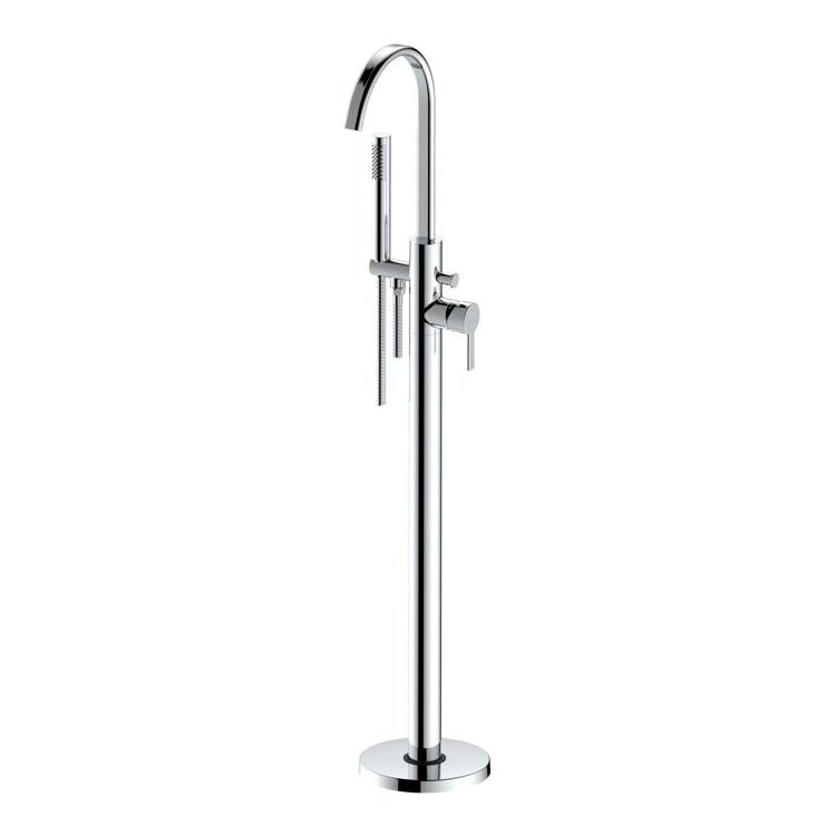 Flow Floor Standing Bath Shower Mixer - Tile&Bath