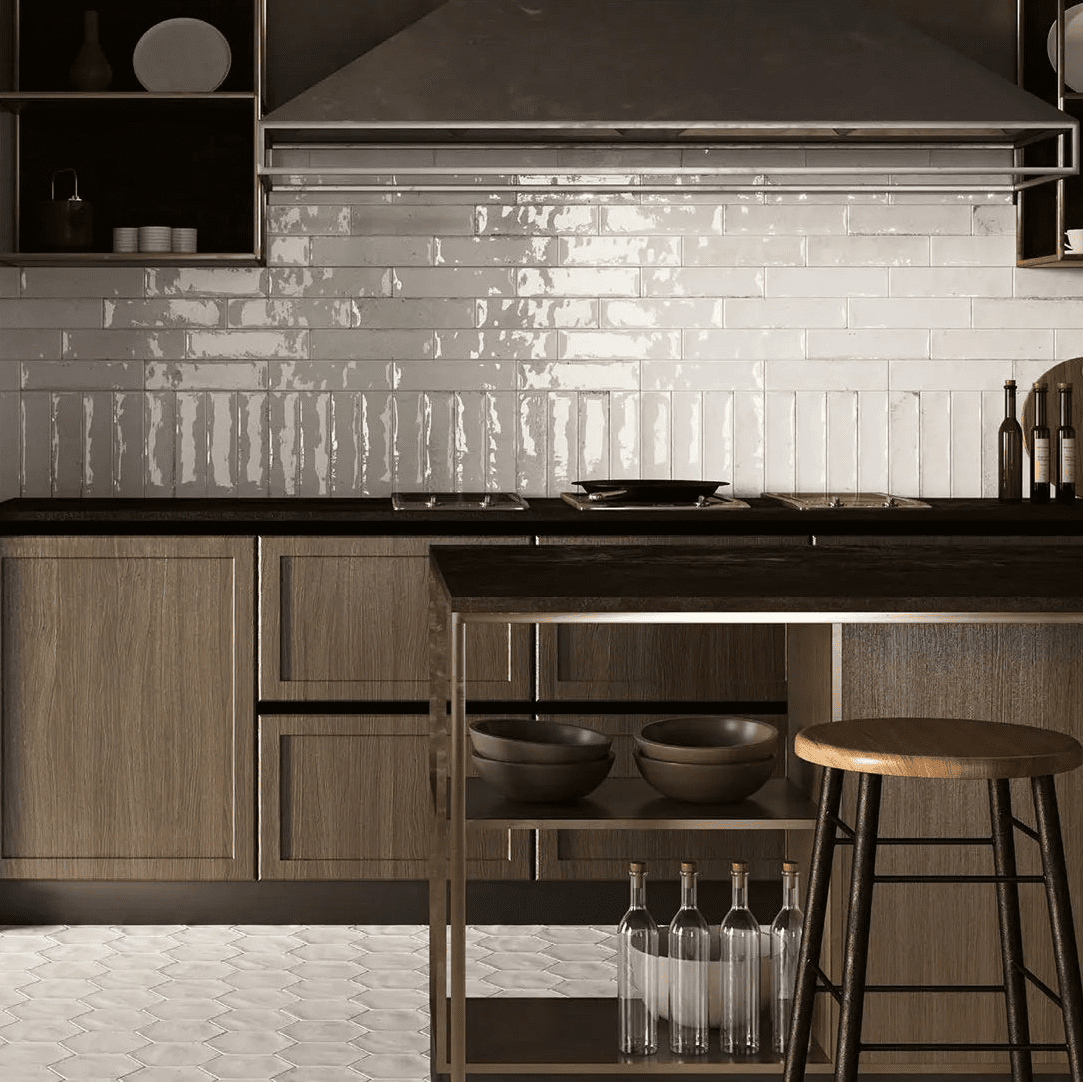 Haze White - Ceramic Wall Tile 7.5X30cm - Tile&Bath