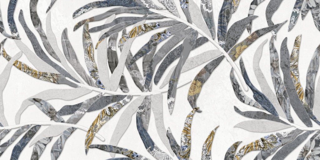 Jungle Nero Decor Tile – 60cm x 30cm - Tile&Bath