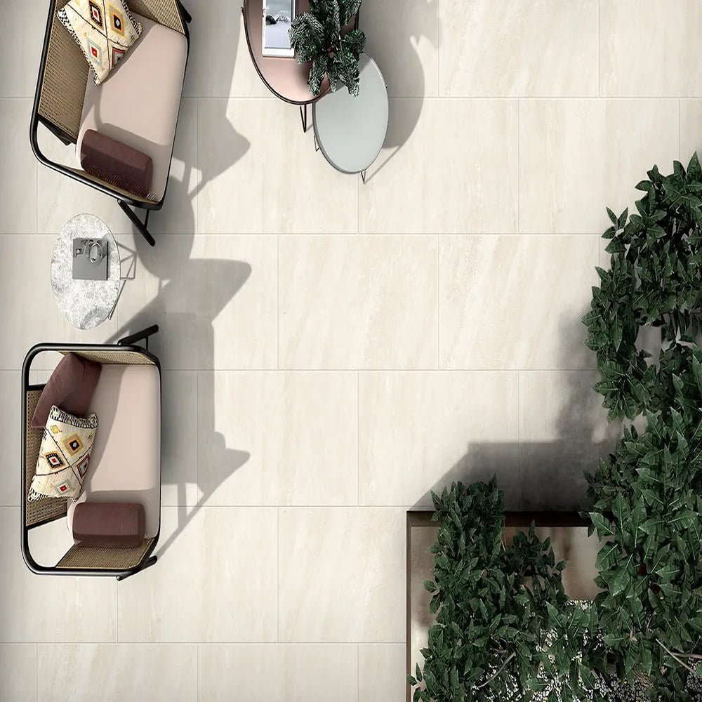 O20 Patio Flint Rock White R11 60X90 - 2CM Porcelain - Tile&Bath