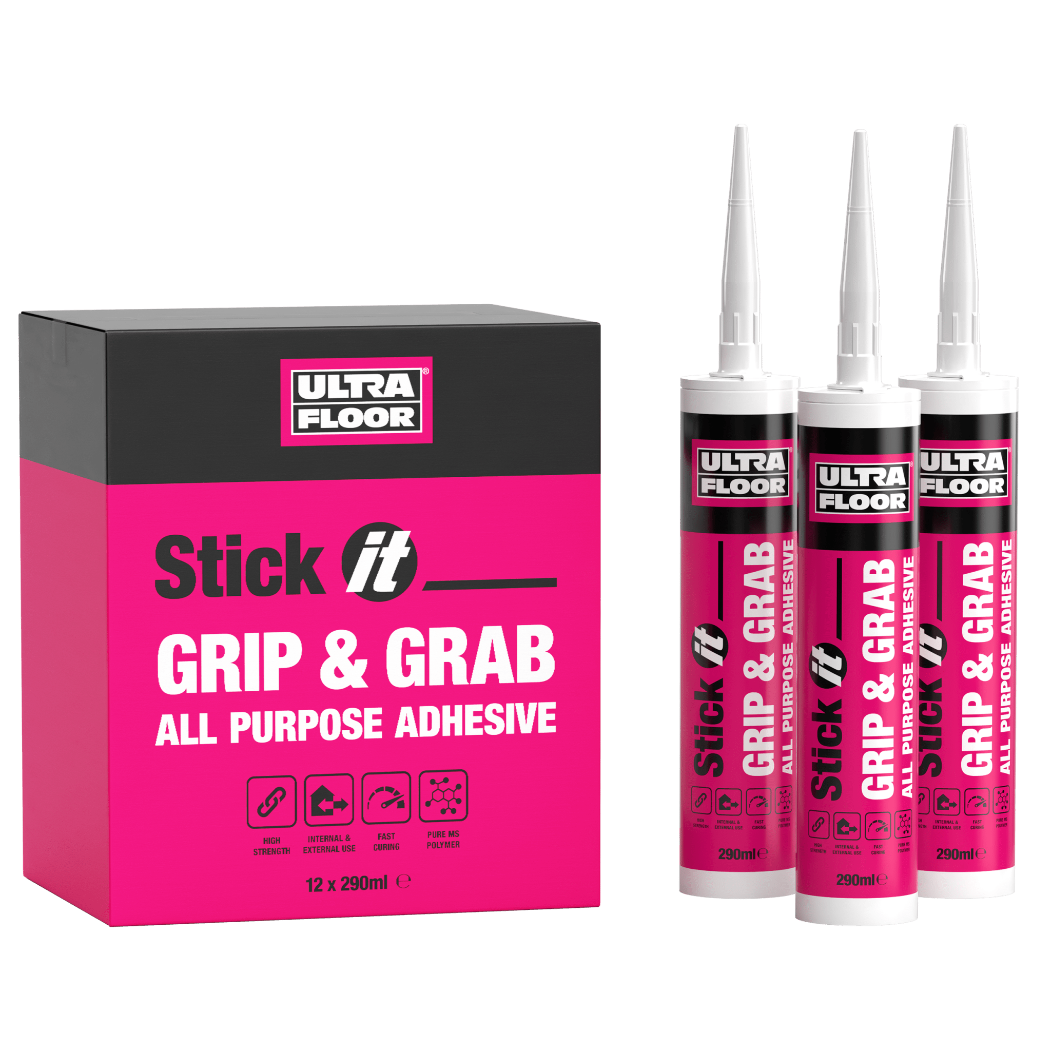 Stick It Grip & Grab IT multi - purpose adhesive - Tile&Bath