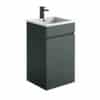 Prime 500mm Carbon 2 Door Vanity Unit & Basin