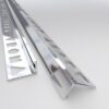 Tile Trim - Square Edge Brushed Chrome 8MM