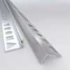 Tile Trim - Square Edge Brushed Chrome 8MM