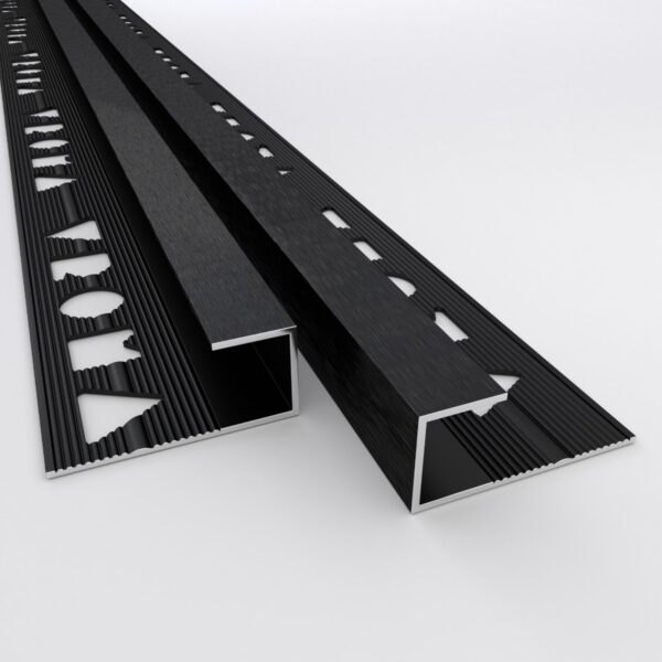 Tile Trim - Square Edge Brushed Chrome 8MM