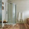 Two Door Quad Enclosure 1000x800mm - 6mm Safety Glass