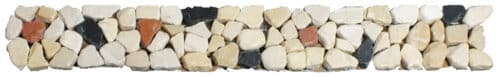 Stone Border Broken Black & Red