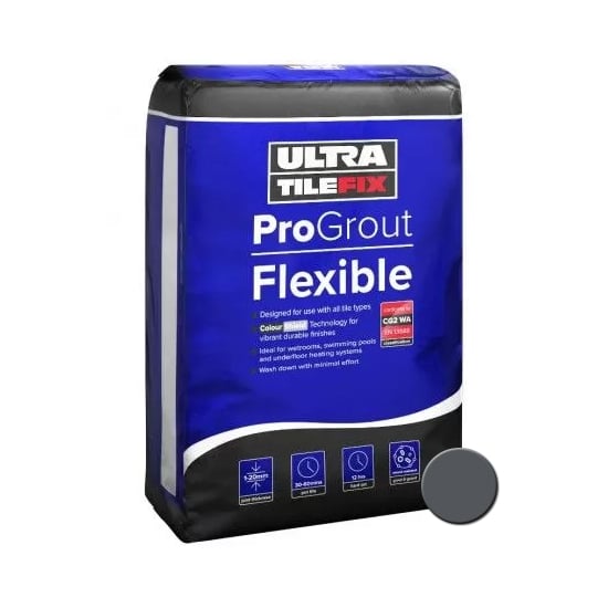 ProGrout Flexible 3Kg Charcoal