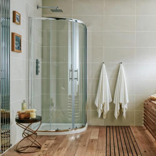 Two Door Quad Enclosure 900x760mm - 6mm Safety Glass