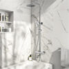 Round Chrome Shower & Bath Filler