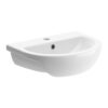 Turin 500x390mm 1TH Semi Recessed Basin