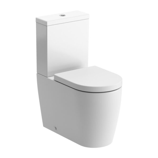 Citrus Rimless Close Coupled Fully Shrouded WC & Soft Close Seat